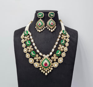 Kundan Necklace 06778 - KRISHNA'S SWETA JEWELLERY