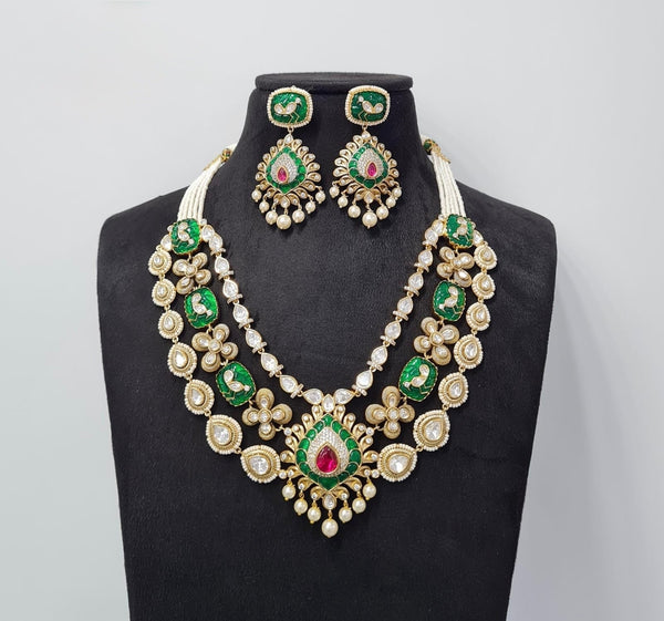Kundan Necklace 06778 - KRISHNA'S SWETA JEWELLERY
