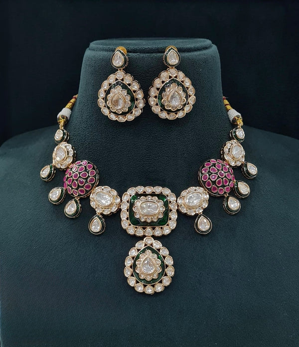 Kundan Necklace 06943 - KRISHNA'S SWETA JEWELLERY