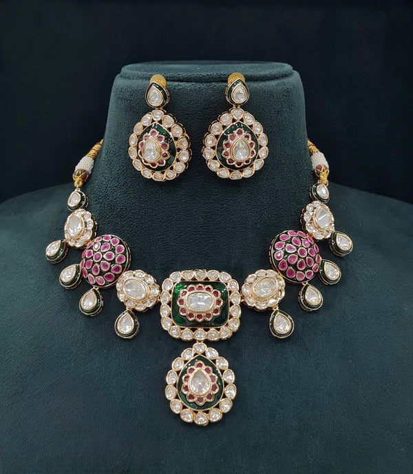 Kundan Necklace 06943 - KRISHNA'S SWETA JEWELLERY