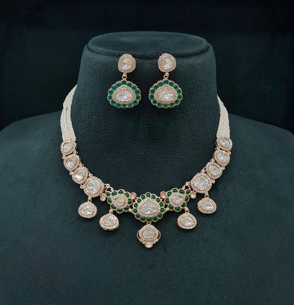 Kundan Necklace 07008 - KRISHNA'S SWETA JEWELLERY