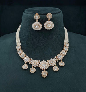 Kundan Necklace 07008 - KRISHNA'S SWETA JEWELLERY