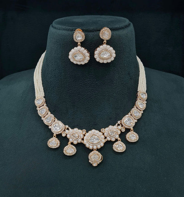 Kundan Necklace 07008 - KRISHNA'S SWETA JEWELLERY