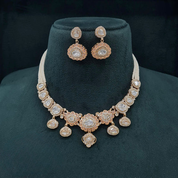 Kundan Necklace 07008 - KRISHNA'S SWETA JEWELLERY