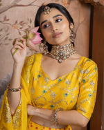 Kundan Necklace 07011 - KRISHNA'S SWETA JEWELLERY