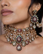 Kundan Necklace 07011 - KRISHNA'S SWETA JEWELLERY