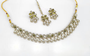Kundan Necklace 07448 - KRISHNA'S SWETA JEWELLERY