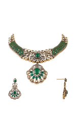 Kundan Necklace 07861 - KRISHNA'S SWETA JEWELLERY