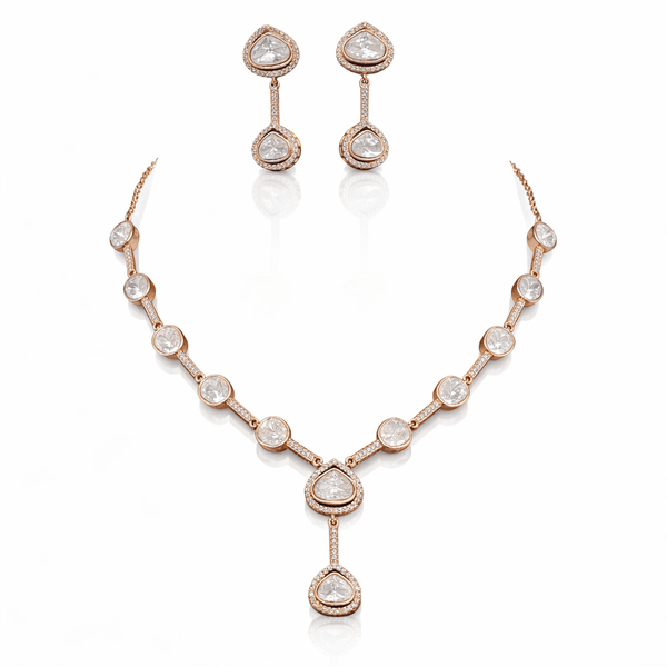 Kundan Necklace 08892 - KRISHNA'S SWETA JEWELLERY