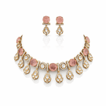 Kundan Necklace 08903 - KRISHNA'S SWETA JEWELLERY