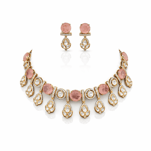 Kundan Necklace 08903 - KRISHNA'S SWETA JEWELLERY