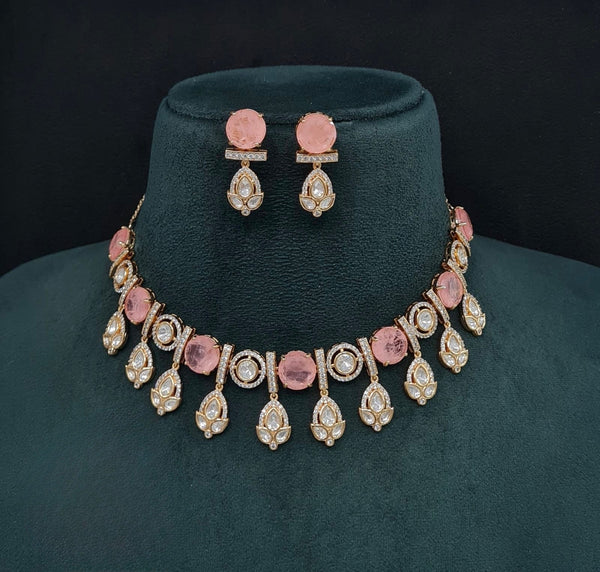 Kundan Necklace 08903 - KRISHNA'S SWETA JEWELLERY