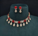 Kundan Necklace 08903 - KRISHNA'S SWETA JEWELLERY