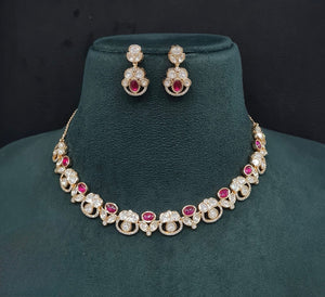Kundan Necklace 08905 - KRISHNA'S SWETA JEWELLERY