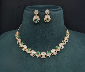 Kundan Necklace 08905 - KRISHNA'S SWETA JEWELLERY