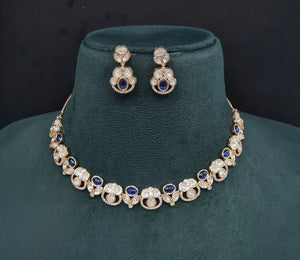Kundan Necklace 08905 - KRISHNA'S SWETA JEWELLERY