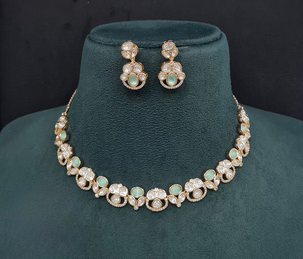 Kundan Necklace 08905 - KRISHNA'S SWETA JEWELLERY