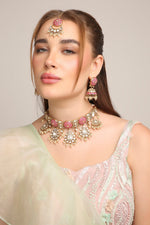 Kundan Necklace 08931 - Krishna's Sweta Jewellery