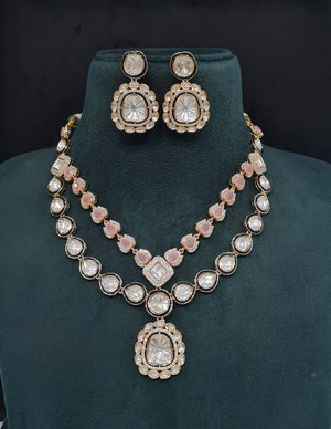 Kundan Necklace 08935 - KRISHNA'S SWETA JEWELLERY