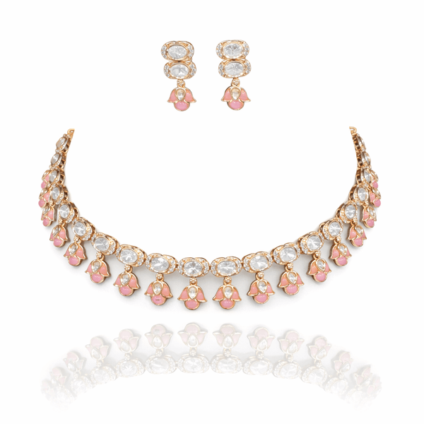 Kundan Necklace 08944 - KRISHNA'S SWETA JEWELLERY