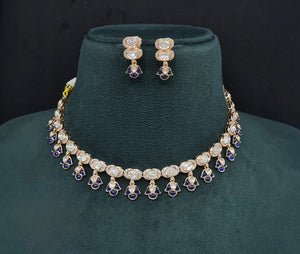 Kundan Necklace 08944 - KRISHNA'S SWETA JEWELLERY