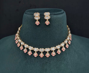 Kundan Necklace 08944 - KRISHNA'S SWETA JEWELLERY