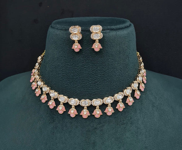 Kundan Necklace 08944 - KRISHNA'S SWETA JEWELLERY