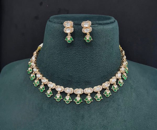 Kundan Necklace 08944 - KRISHNA'S SWETA JEWELLERY