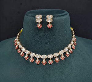 Kundan Necklace 08944 - KRISHNA'S SWETA JEWELLERY