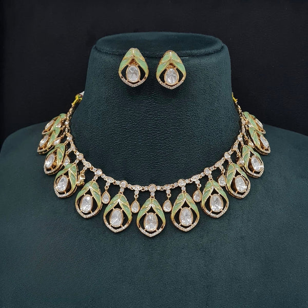Kundan Necklace 08946 - KRISHNA'S SWETA JEWELLERY