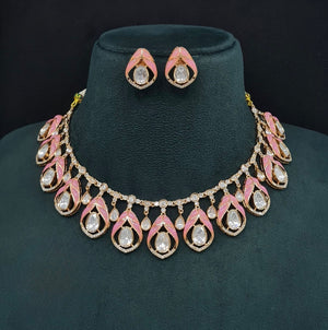 Kundan Necklace 08946 - KRISHNA'S SWETA JEWELLERY