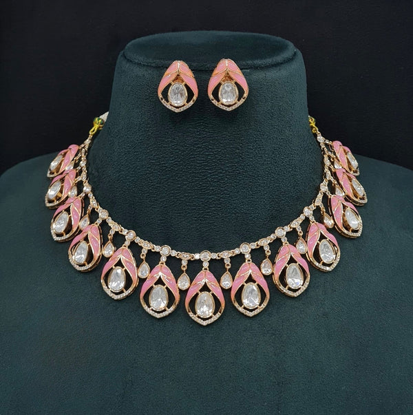 Kundan Necklace 08946 - KRISHNA'S SWETA JEWELLERY