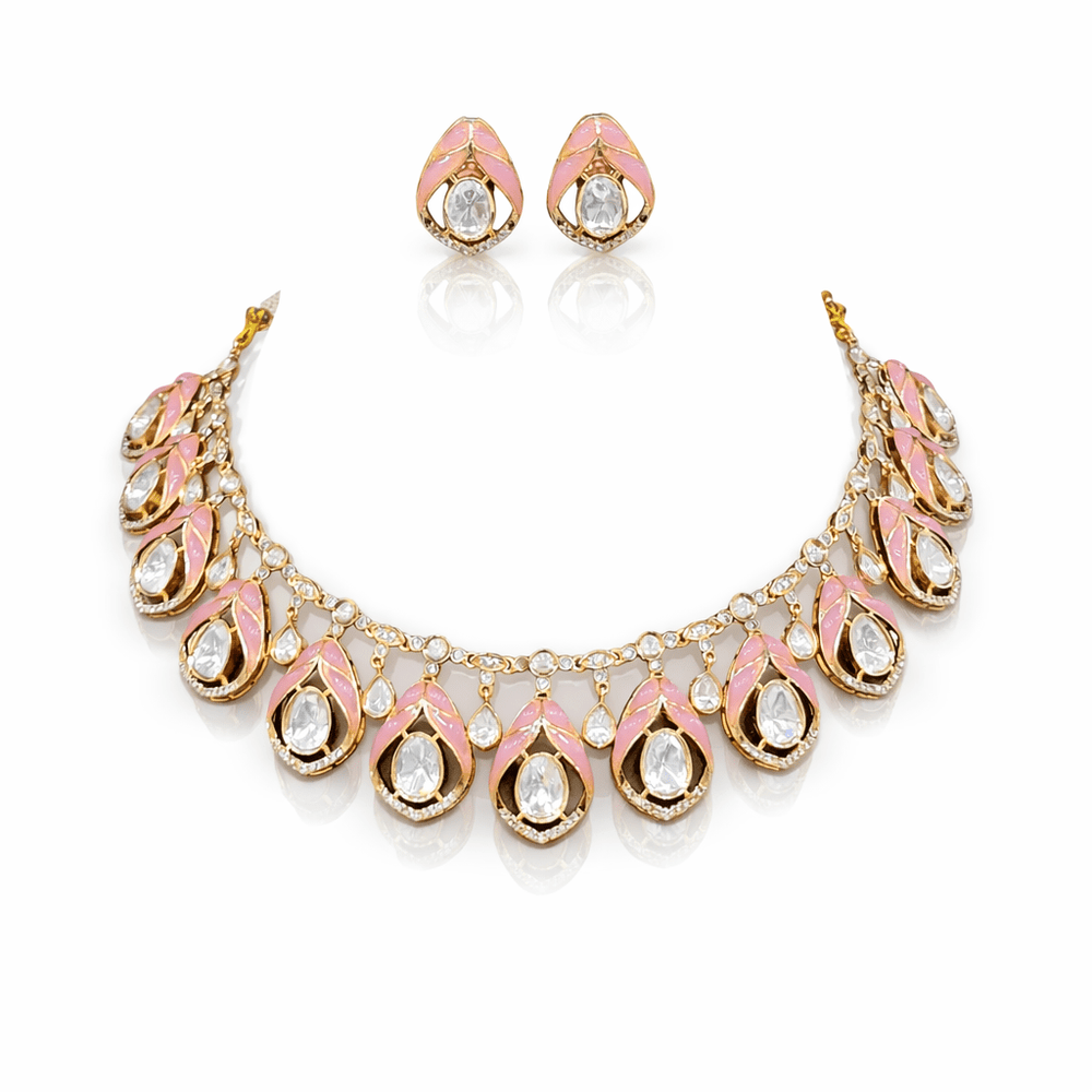 Kundan Necklace 08946 - KRISHNA'S SWETA JEWELLERY