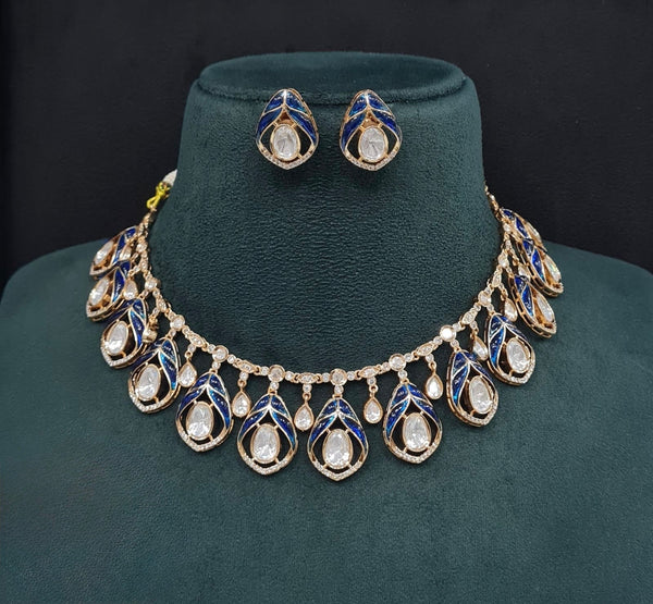 Kundan Necklace 08946 - KRISHNA'S SWETA JEWELLERY