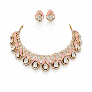 Kundan Necklace 08946 - KRISHNA'S SWETA JEWELLERY