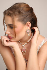 Kundan Necklace 08947 - KRISHNA'S SWETA JEWELLERY