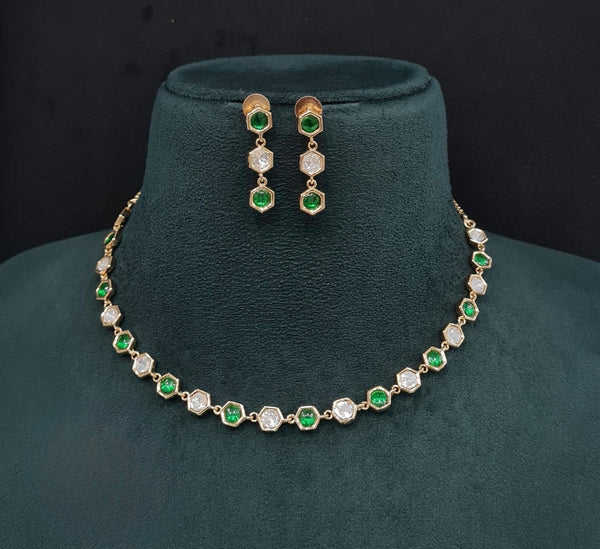 Kundan Necklace 08951 - KRISHNA'S SWETA JEWELLERY