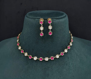 Kundan Necklace 08951 - KRISHNA'S SWETA JEWELLERY