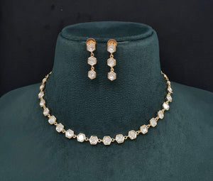 Kundan Necklace 08951 - KRISHNA'S SWETA JEWELLERY