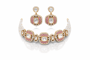 Kundan Necklace 08954 - KRISHNA'S SWETA JEWELLERY