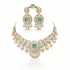 Kundan Necklace 08959 - KRISHNA'S SWETA JEWELLERY