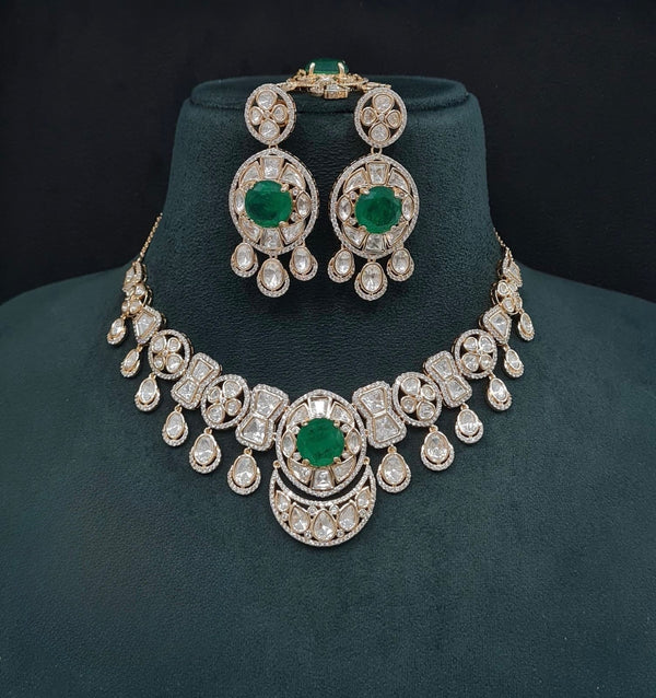 Kundan Necklace 08959 - KRISHNA'S SWETA JEWELLERY