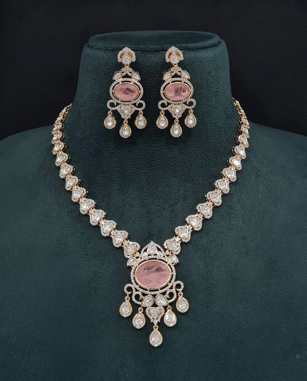 Kundan Necklace 08960 - KRISHNA'S SWETA JEWELLERY