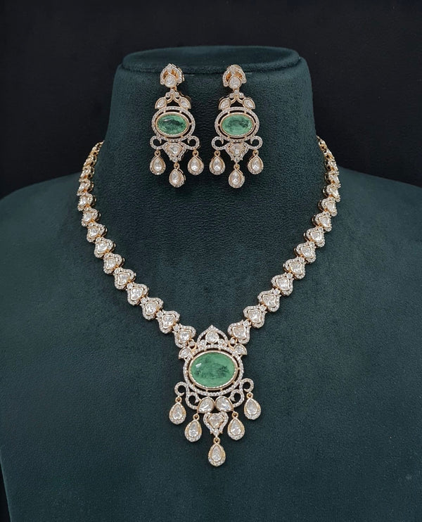 Kundan Necklace 08960 - KRISHNA'S SWETA JEWELLERY