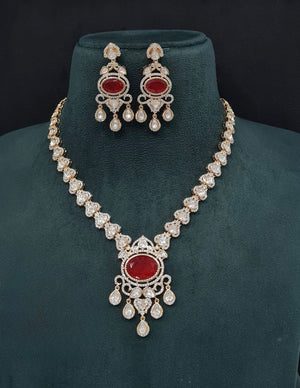 Kundan Necklace 08960 - KRISHNA'S SWETA JEWELLERY
