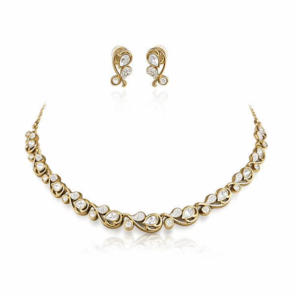 Kundan Necklace 09053 - KRISHNA'S SWETA JEWELLERY