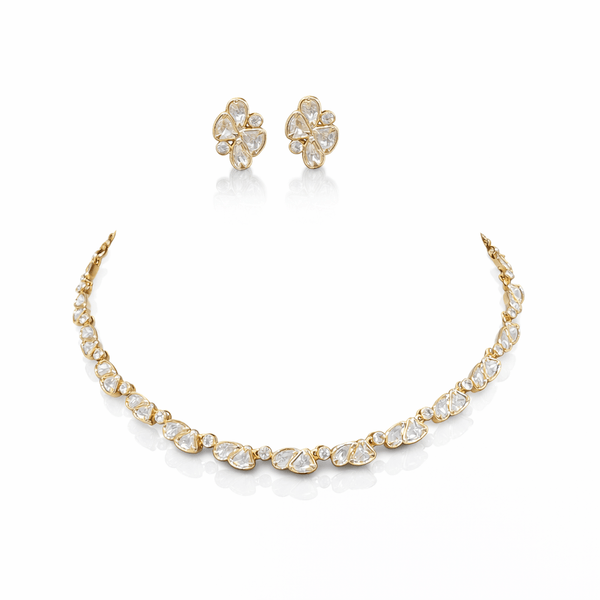 Kundan Necklace 09258 - KRISHNA'S SWETA JEWELLERY