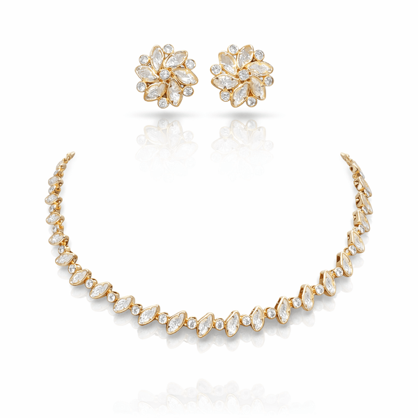 Kundan Necklace 09260 - KRISHNA'S SWETA JEWELLERY