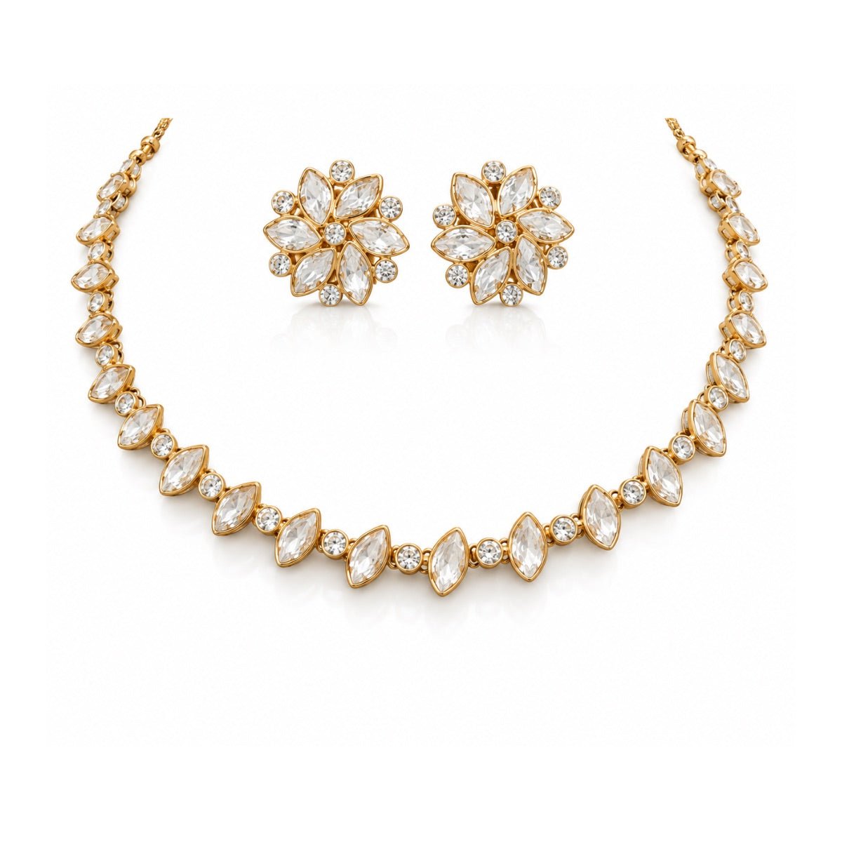 Kundan Necklace 09260 - Krishna's Sweta Jewellery