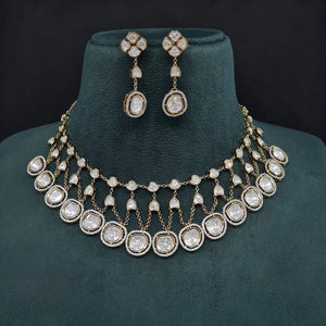 Kundan Necklace 09265 - KRISHNA'S SWETA JEWELLERY